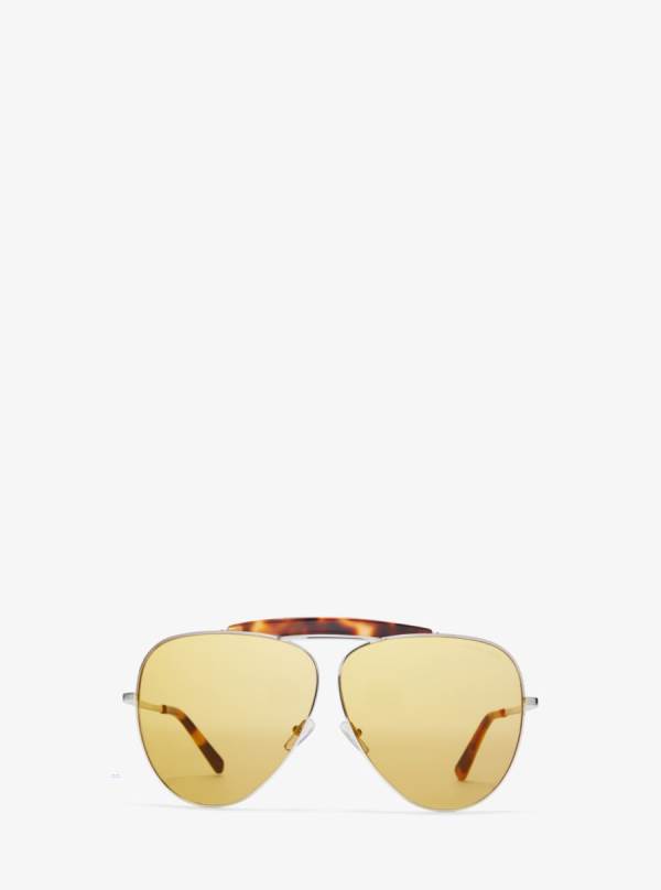 Damske Slnecne Okuliare Michael Kors Bleecker Žlté - Doplnky Michael Kors Vypredaj | HSWYG-4193